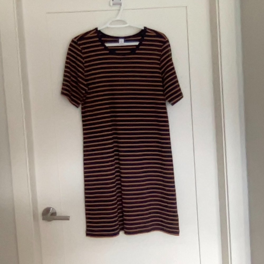 Old Navy Dress (Navy/Gold)